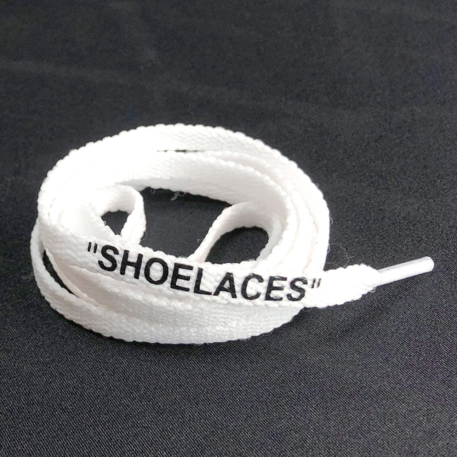 Off white top schoenveters